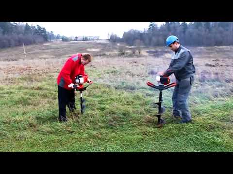 Бензиновый бур для земляных работ и установки столбов | проинструмент