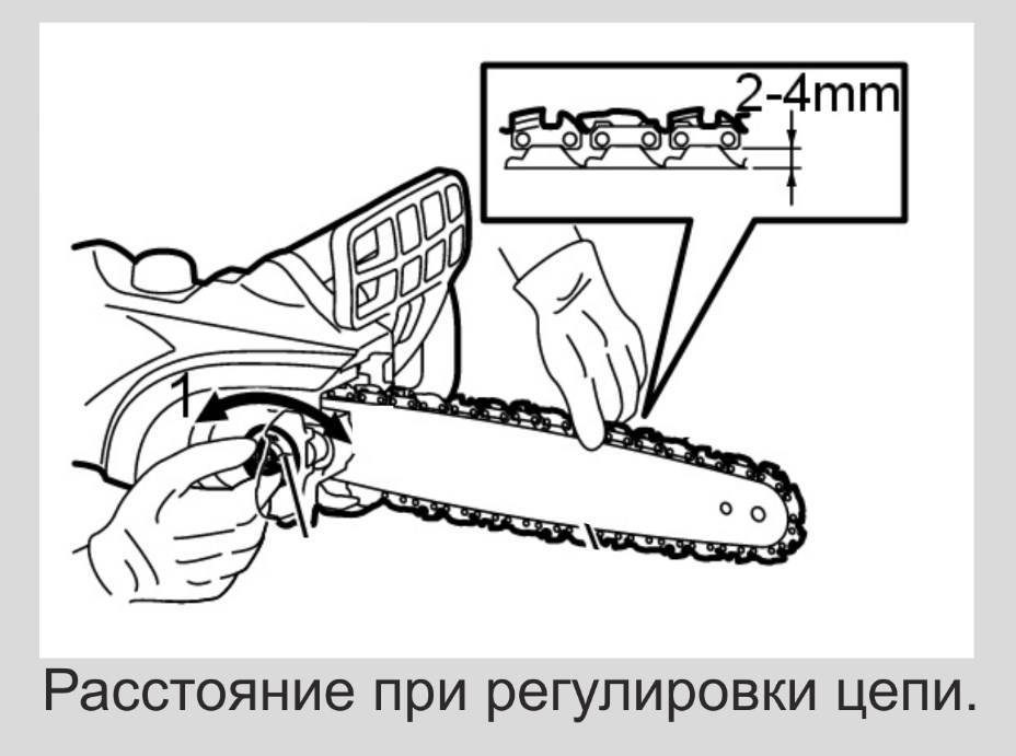 Как натянуть цепь на бензопиле партнер • auramm.ru