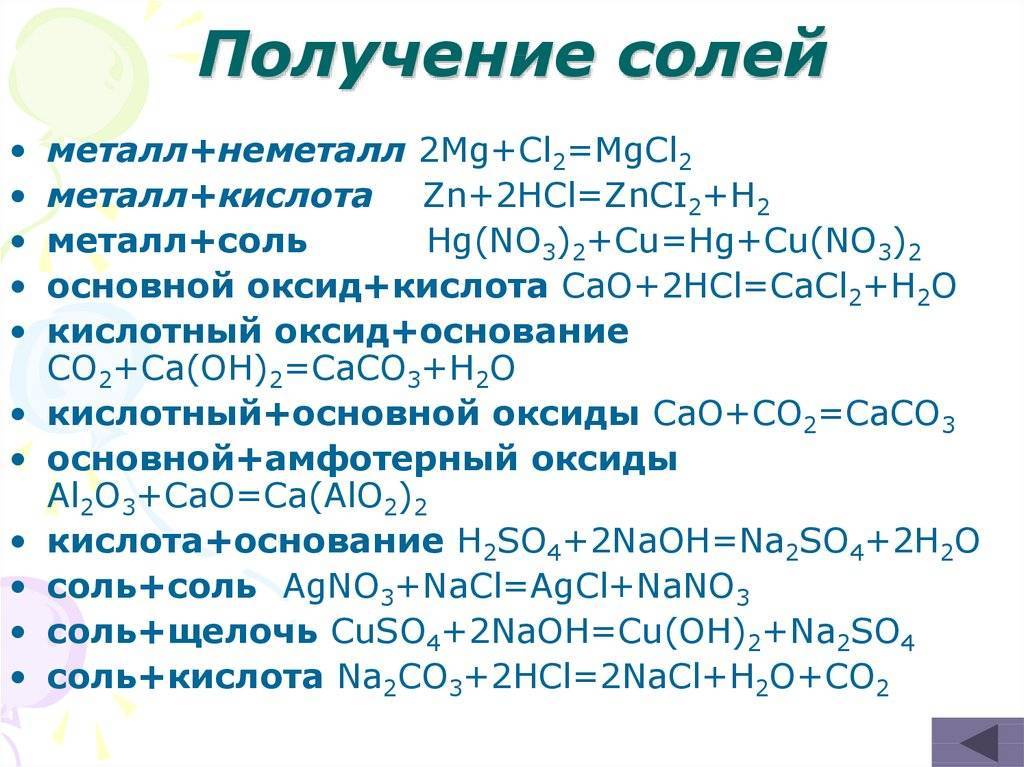 Оксид металла плюс вода. Способы получения солей соль и соль. Способы получения соли химия 8 класс. Способы получения солей реакции. Способы получения солей формулы.