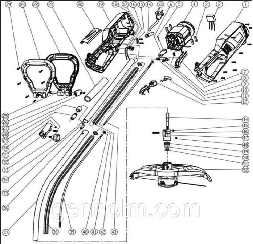 Ремонт бензинового и электрического триммера своими руками, замена поршневых колец, сальников и других узлов