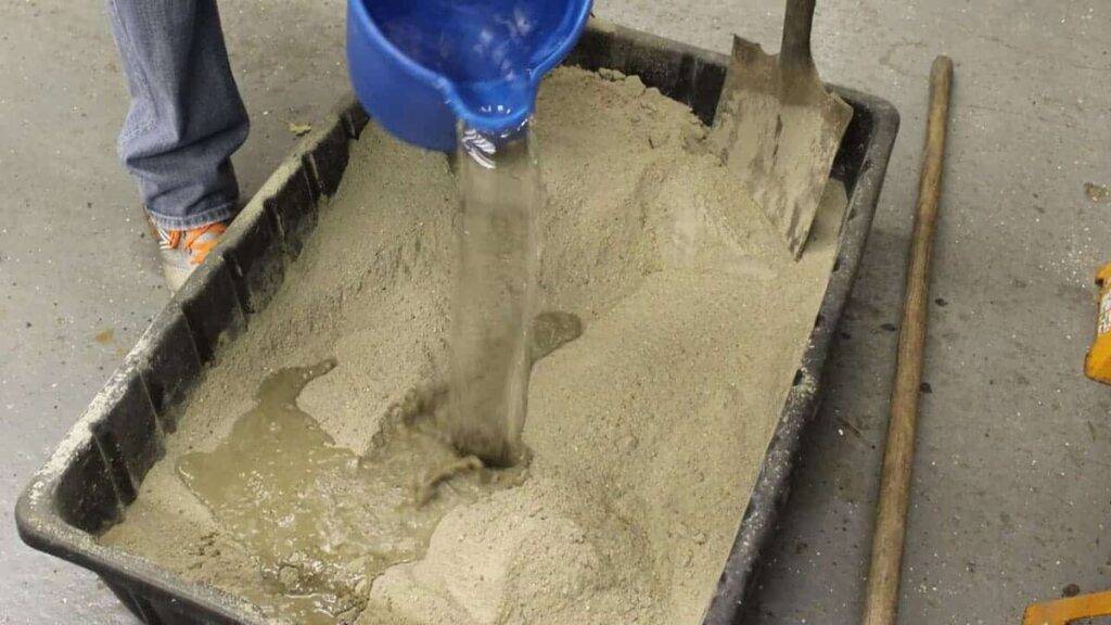 Цементно-песчаный раствор для укладки керамической плитки