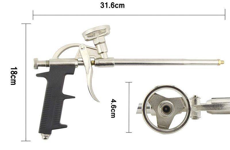 Как устроен и как разобрать пистолет для монтажной пены с фото