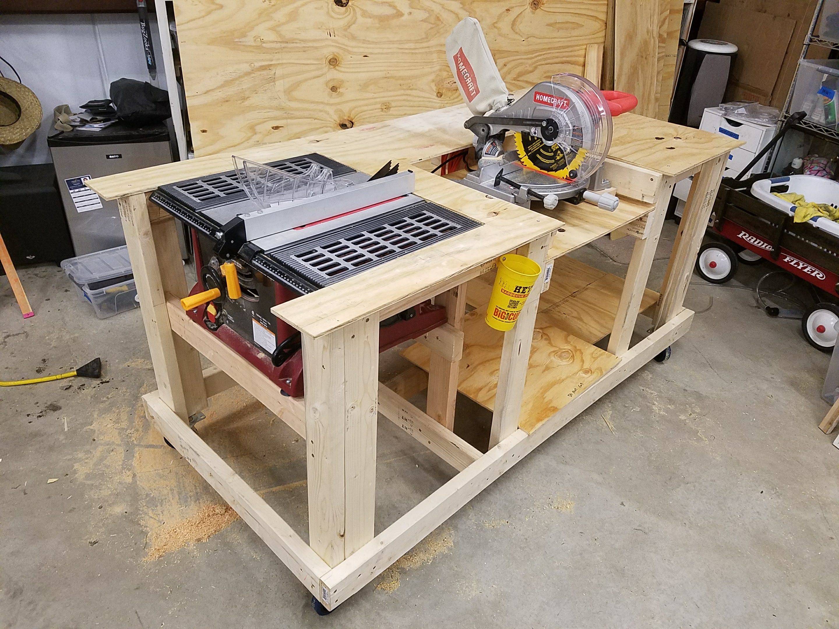 Workbench for Table saw