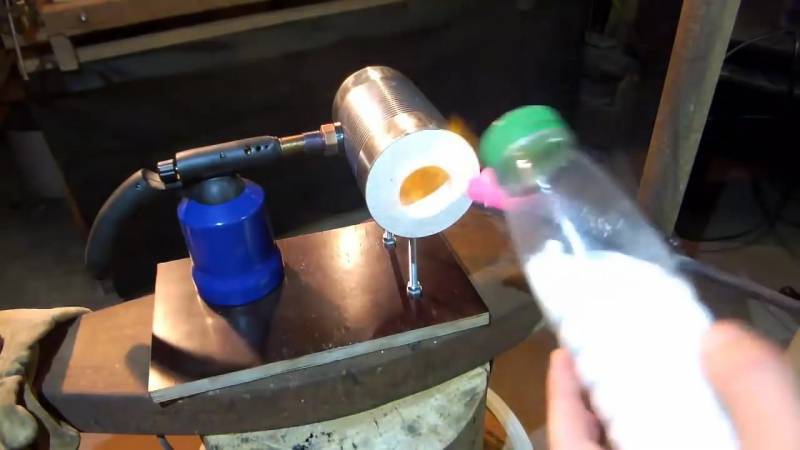 Инжекционная газовая горелка для кузнечного горна своими руками: руководство по изготовлению