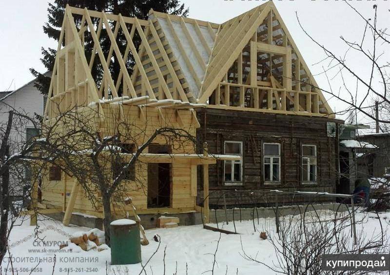 Реконструкция и капитальный ремонт старых деревянных домов.