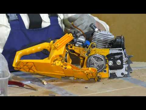 Как разобрать бензопилу чемпион