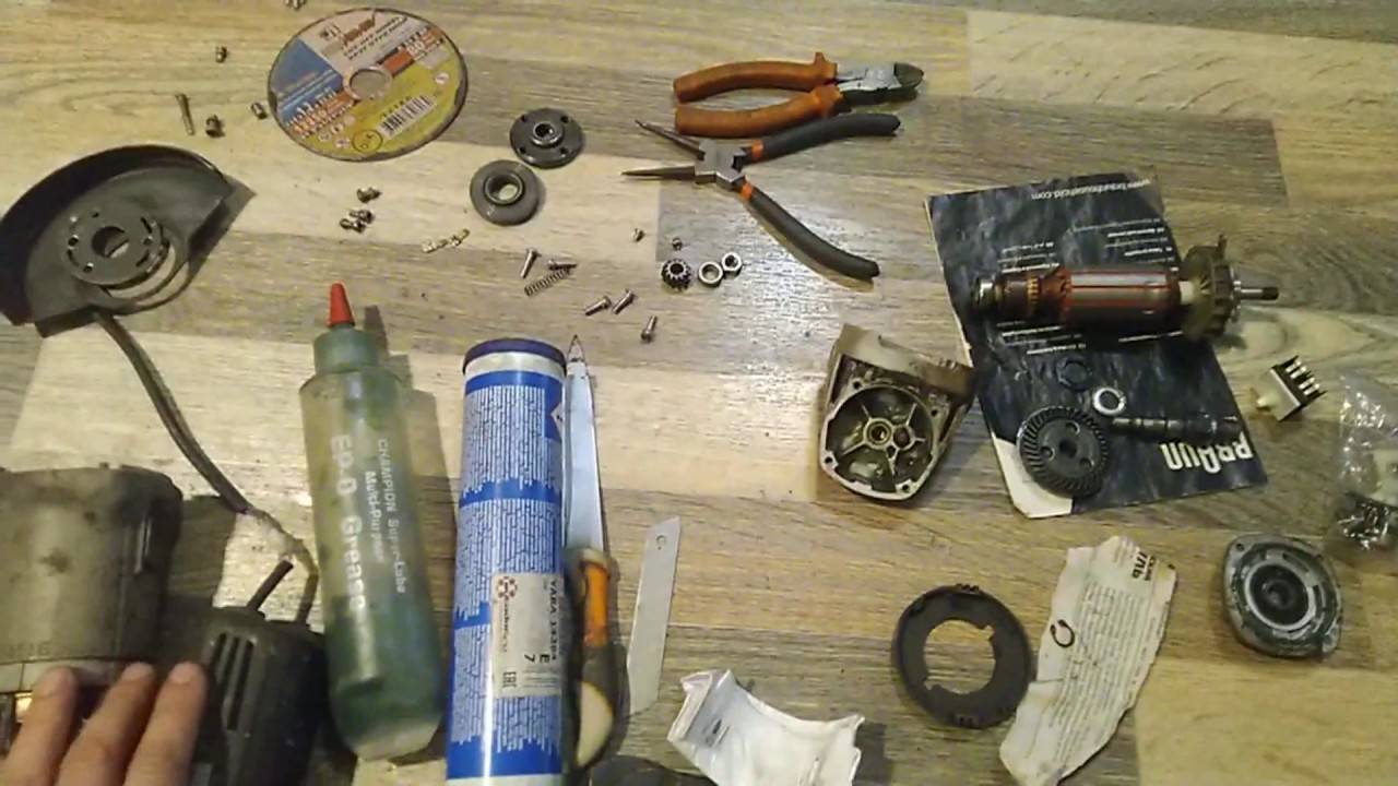 Принципиальная электрическая схема болгарки