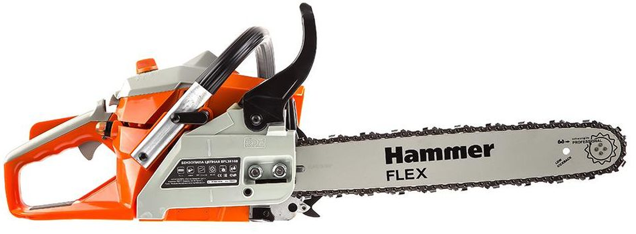 Обзор цепной бензопилы hammer flex bpl4116a