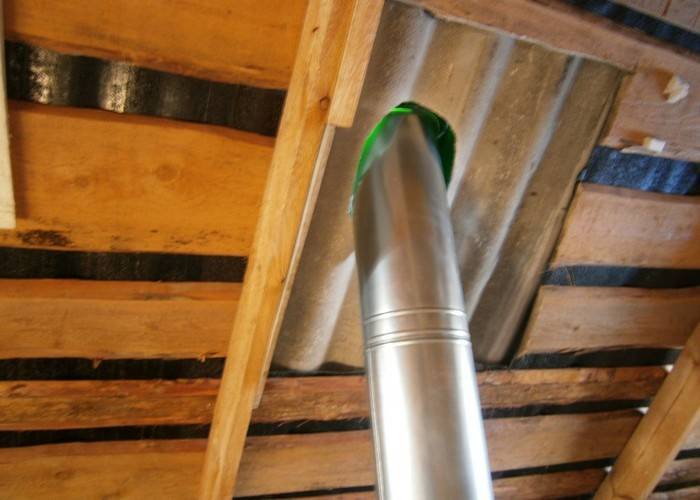 Как вывести трубу через крышу и стену и что для этого нужно