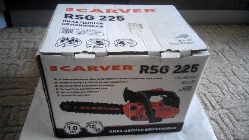 Carver rsg 252 — обзор бюджетной бензопилы