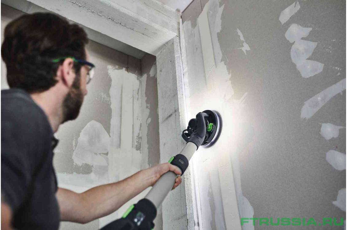 Наждачка для шлифования под покраску: как применять машинку для стен и потолков, видео и фото