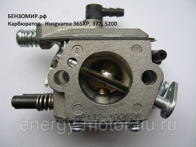 Топливная система и система смазки бензопилы husqvarna 365, 372