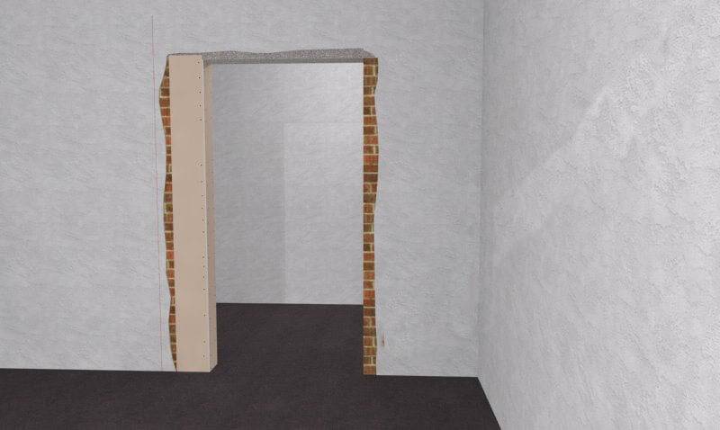 Сужение дверного проема: как уменьшить проход по ширине и высоте для межкомнатной двери, с помощью гипсокартона и других материалов