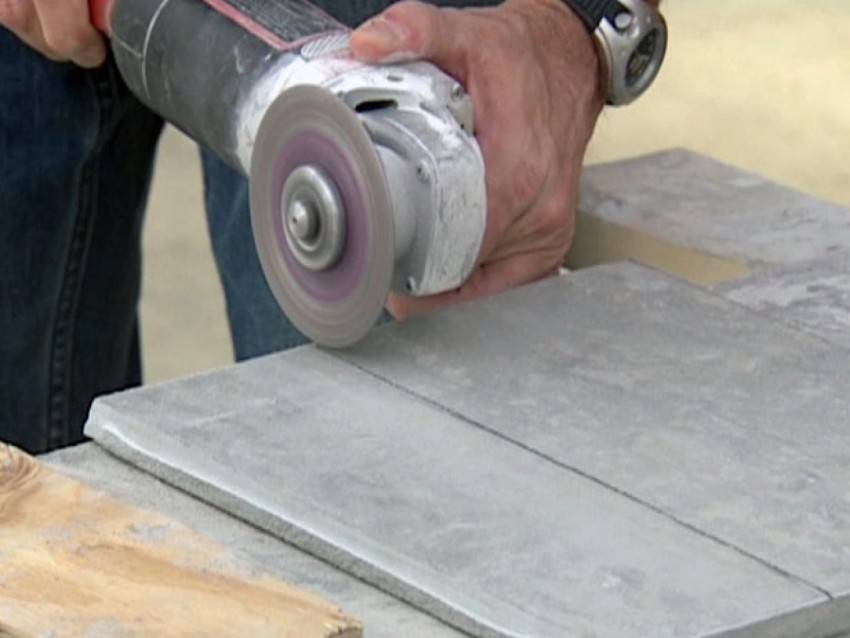 Как правильно отрезать керамическую плитку болгаркой без сколов