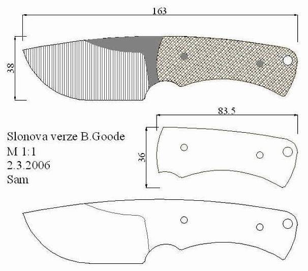 Образцы ножей своими руками чертежи и размеры