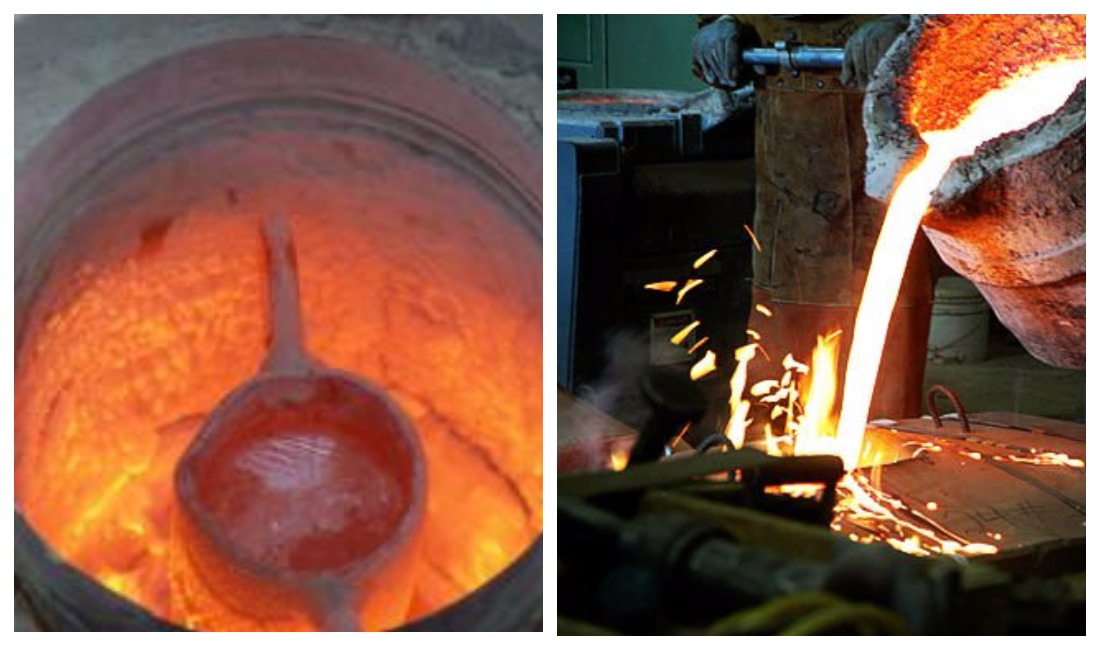 При какой температуре плавится медь: необходимые условия процесса на производстве и дома