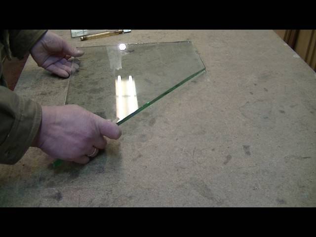 Как отрезать каленое стекло в домашних условиях?