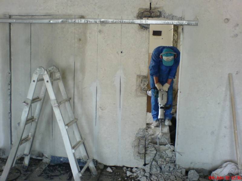 Устройство проема в бетонной стене: нюансы самостоятельных работ