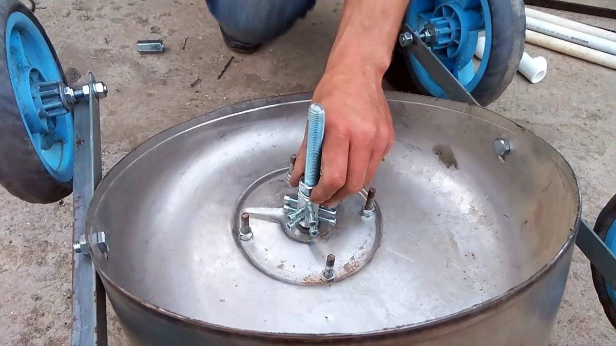 Газонокосилка своими руками из стиральной машины – порядок изготовления