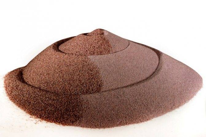 Гранатовый песок для гидроабразивной резки