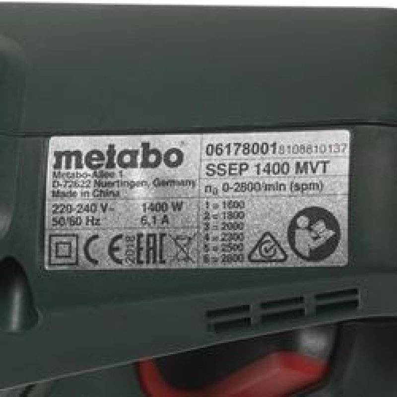 Ножовка metabo ssep 1400 mvt (606178500) купить от 18273 руб в екатеринбурге, сравнить цены, отзывы, видео обзоры и характеристики - sku314086