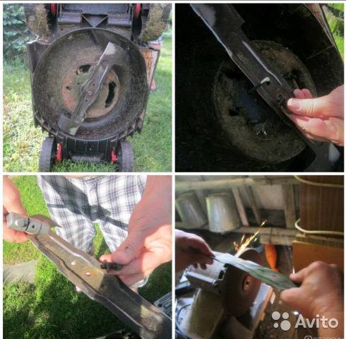 Почему не стоит точить нож газонокосилки самостоятельно, не имея опыта? | ichip.ru