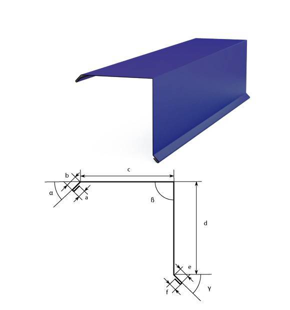 Установка и монтаж ветровой (торцевой) планки для металлочерепицы и профнастила