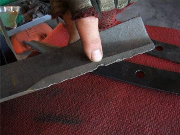 Ножи для газонокосилки своими руками