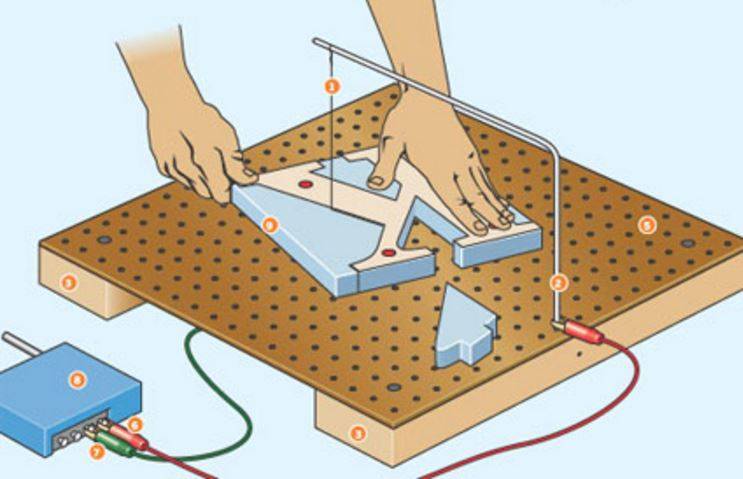 Как сделать электронож для пенопласта своими руками