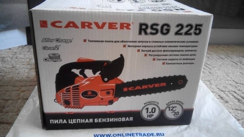Carver rsg 238 — обзор бензопилы, отзывы